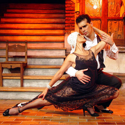 Fernando Serrano dancing tango